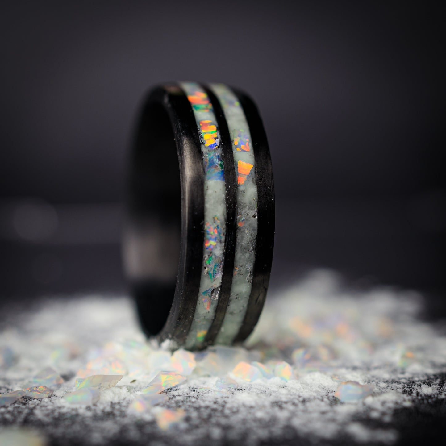 The Frozen Roads Dual Channel Glowstone Ring